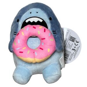Samezu Jaggy & Donut 6.5” Shark Plush Stuffed Animal Cute Clever Idiots NEW